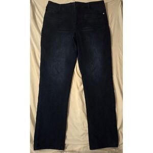 Bandolino Women's Size 16  Dark Blue Denim Jeans Rise 11.5 inches
